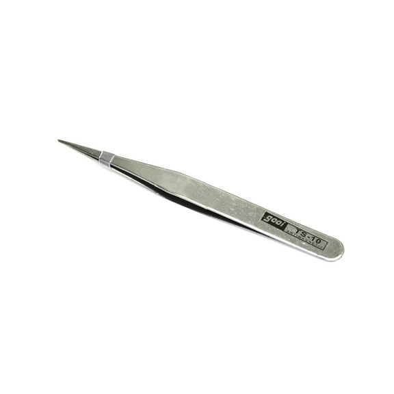 BE-TOOL Precision Tweezers with Fine Tip for Eyelash Jewelry Chip Stainless Steel Silver 6 Choice