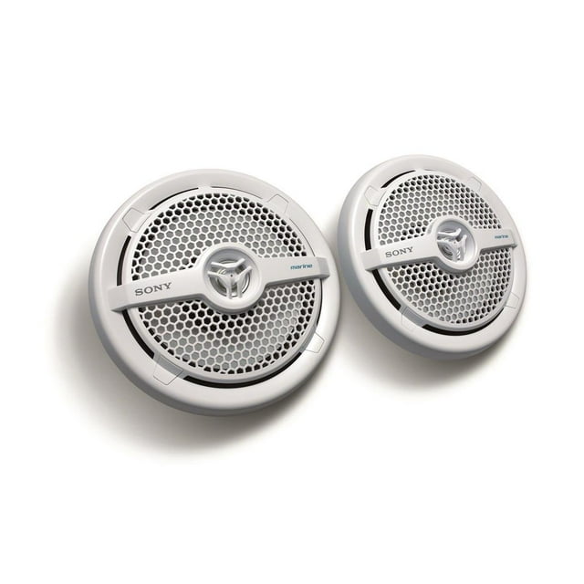 Altavoz marino Sony XSMP1621 de 6,5 pulgadas, 2 vías, 70 W, blanco