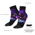 thumbnail image 4 of Lsque Geometry Dash Printed Crew Socks, Moisture-Wicking Socks, Athletic Socks for Men Breathable Cushion Socks Casual Sport Socks for Running Traveling, 4 of 6