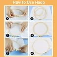 thumbnail image 4 of DIY Punch Needle kits A Cartoon Baby White Tiger Snow Forest Easy for Beginners Punch Needle Yarn Starter Embroidery Set for Craft lovers with Hoop for Home Decor 20x20cm(3), 4 of 6