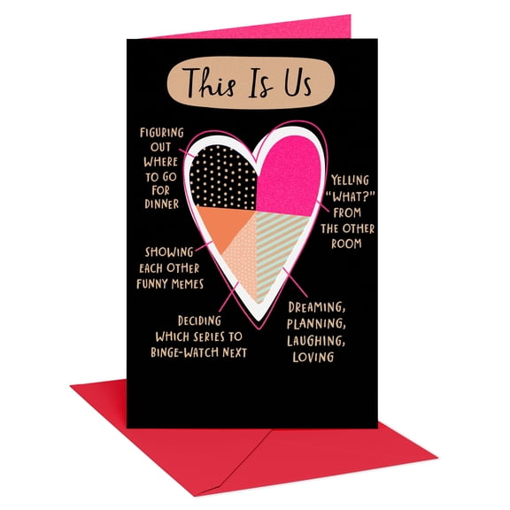 American Greetings Romantic Valentine's Day Card (This Is Us)