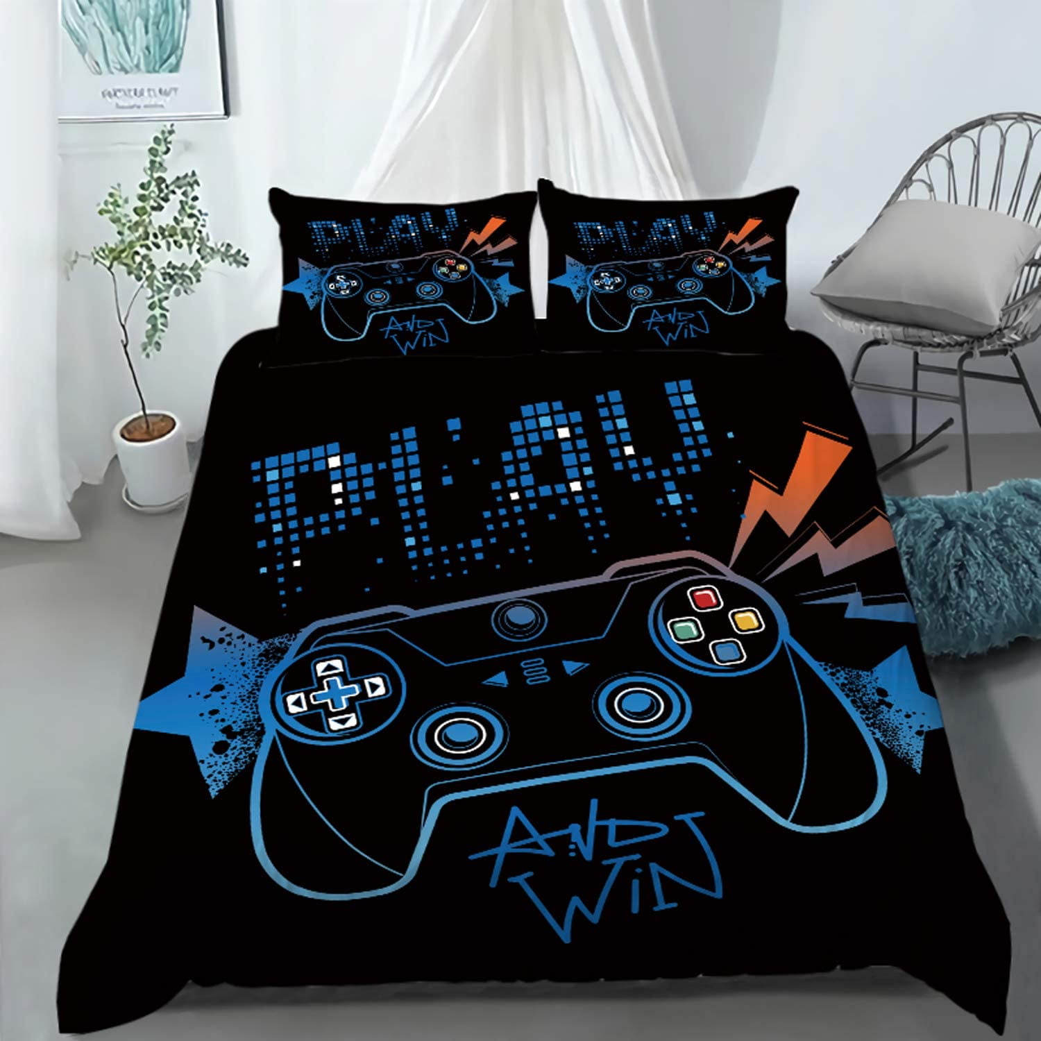 Boys Playroom Decoration Duvet Cover 