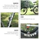thumbnail image 4 of KAKOWELY Bomba de aire portátil para bicicleta, inflador de neumáticos para bicicleta de montaña y carretera, bomba inflable, 4 of 5