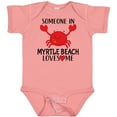 thumbnail image 3 of Inktastic Someone in Myrtle Beach Loves Me Boys or Girls Baby Bodysuit, 3 of 5
