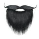 thumbnail image 2 of Bigote Falso, Maquillaje Novedoso, Facial para Accesorios, Festivales de Halloween para Adultos negro, 2 of 8