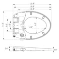 thumbnail image 4 of Bidet Toilet Seat, Elongated Bidet Toilet Seat with Cleaning Modes,Bidet Attachment for Toilet, Elongated Toilet Bidet, Elongated Toilet Seat, Bidet Sprayer, 4 of 8