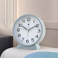 thumbnail image 4 of Stylish Quiet Alarm Clock with Arabic Numerals Operated Not Ticking Analog Desk Clock for Children Bedroom Gift, 4 of 8