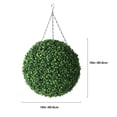 thumbnail image 2 of Kselythan 16” Artificial Plant Topiary Ball,Pre-Lit Artificial Topiary Plant With 8 Mode,30 LED Lights,Battery Operated,and Remote Control, Indoor/Outdoor Decorative Light Plant Ball for Backyard, 2 of 6