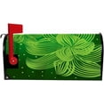 thumbnail image 5 of Coolnut Mailbox Cover Green Flower Lines Pattern Post Mail Box Cover Magnetic Mail Wraps Cover Standard Size 20.7" L x 18" W, 5 of 5
