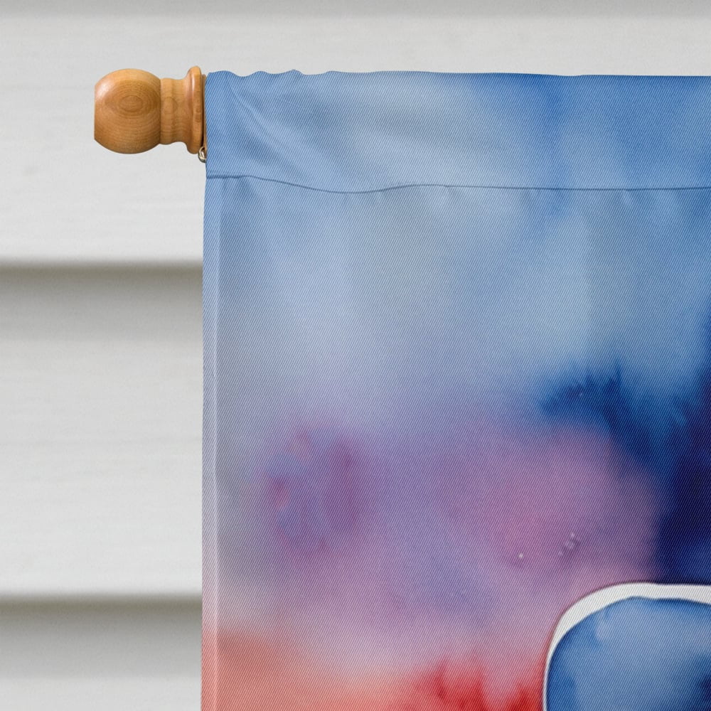 Great Pyrenees Patriotic American House Flag 28 in x 40 in