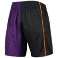 thumbnail image 2 of Men's Mitchell & Ness Black/Purple Phoenix Suns Hardwood Classics 2001 Split Swingman Shorts, 2 of 3