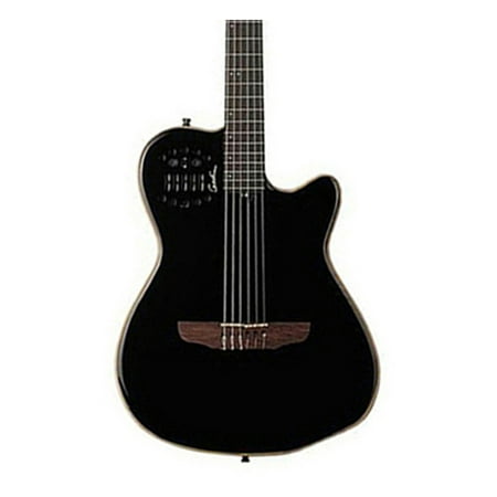 UPC 623501032181 product image for Godin ACS-SA Slim Nylon String Cedar Top Acoustic-Electric Guitar Black Pearl | upcitemdb.com