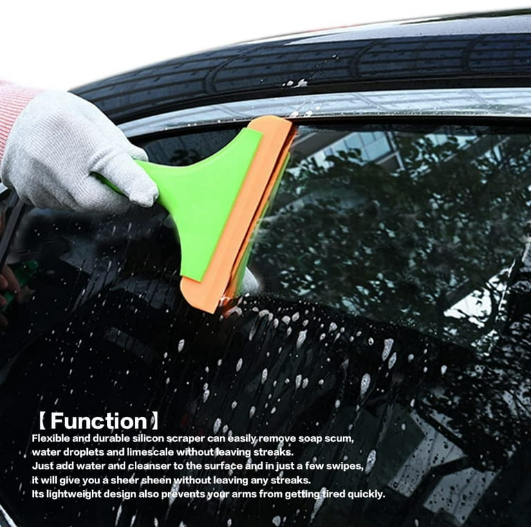 Handle silicone car water scraper for Car Window Glass Cleaning Water Wiper  Windshield Squeege Cleaner Auto Window Cleaner tool