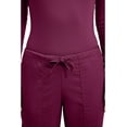 thumbnail image 3 of Cherokee Workwear Core Stretch Women's Scrubs Pant Mid Rise Drawstring Cargo 4044, 3 of 9