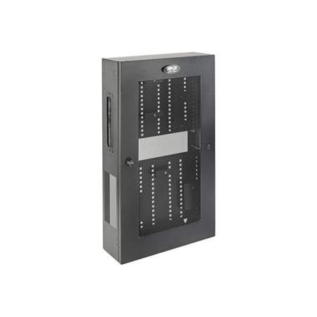 UPC: 0037332252876 | Tripp Lite SmartRack 5U Low-Profile Vertical-Mount Switch-Depth Wall-Mount Structured Wiring Enclosure Adjustable Equipment Brackets