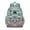 Greenish-blue-22, variant on Boho Chic Yoga Design Mystic And Spiritual Elements School Backpack Lightweight Adjustable Padded Straps Chest Buckle For Student And Students