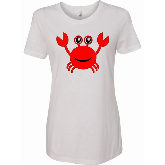 Inktastic Cute Red Crab Women's T-Shirt