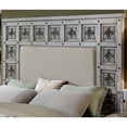 thumbnail image 4 of Furniture of America Palermo Panel Bed, Queen, Antique Light Gray and Beige, 4 of 4