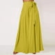 thumbnail image 2 of Pantalones palazzo de cintura alta para mujer - Mezcla de lino - Estampados - Cintura elástica - S-XXL - Verano/Casual, 2 of 6
