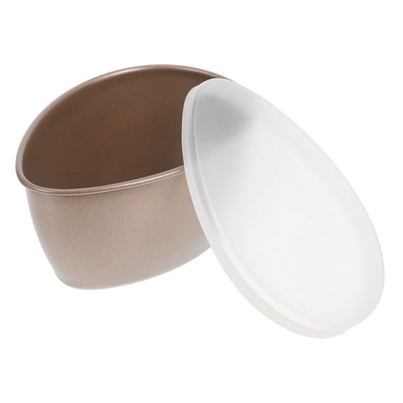 SEWCHICS 1 Set Egg Bowl Microwave Omelette Maker Rose Gold Carbon Steel Silicone Baking Cups With Lids