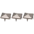thumbnail image 3 of Rival de Cuero 100pcs Pirámide Cuadrado Punk Punk Rivets 4 Claw Metal, 3 of 7
