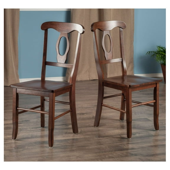 Renaissance 2-Pc Set Key Hole Back Chairs