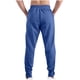 thumbnail image 3 of Pantalones largos de moda para hombre, con cordón, cintura elástica, color sólido, informales, largos, para hombre, 3 of 3