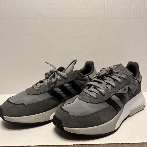 Adi-das Retropy F2 Mens Size 11.5 Gray Athletic Running Shoes Sneakers GW0507