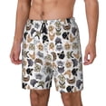 thumbnail image 2 of Daiia Cute Cats Mens Swim Trunks Swim Shorts Quick Dry Swim Shorts with Mesh Lining Pockets-X-Large, 2 of 9