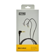 CTM IEM Replacement Cable 50| Black | 2-Pin Connector | by Clear Tune Monitors