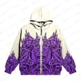 thumbnail image 2 of Suéter de esqueleto de cuello redondo estilo milenio Y2K estilo pareja 2022 otoño e invierno nueva chaqueta de cabeza de calavera de manga larga, 2 of 5