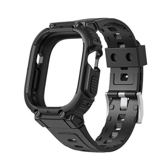 Ightup Silicone Apple Watch Case Wristwatches Band, For Apple Watch Ultra, 49mm