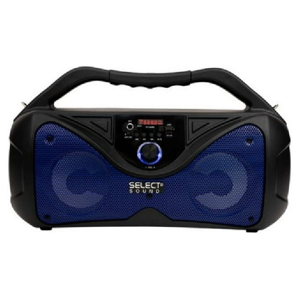 Bocina Bluetooth Portatil Luz LED FM USB BT-1004 Select Sound Select Sound  BT1004