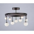 thumbnail image 2 of Artcraft AC6621 Contemporary Modern LED Chandelier from Melrose collection in Bronze / Dark finish, 25.00 inches, 2 of 2