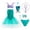 B-9PC, variant on Little Girls Mermaid Costume w/Sunglasses Bathing Suit Beach Swimwear, Size 3-4T