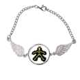 thumbnail image 1 of Pulsera Electroskulling pulsera de esqueleto Cartoon alas de Angel Unbranded, 1 of 3