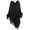 Black, variant on PIKADINGNIS Women Shawl Wrap Tassel Poncho Warm Soft Winter Fleece Sweaters Cardigan Cape