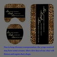 thumbnail image 3 of Safari Theme Shower Curtain Sets 4-Piece Waterproof Polyester 72x72 Inch, Leopard & Animal Print with Non-Slip Bath Mat, Jungle Bathroom Decor Includes 12 Hooks​, 3 of 8