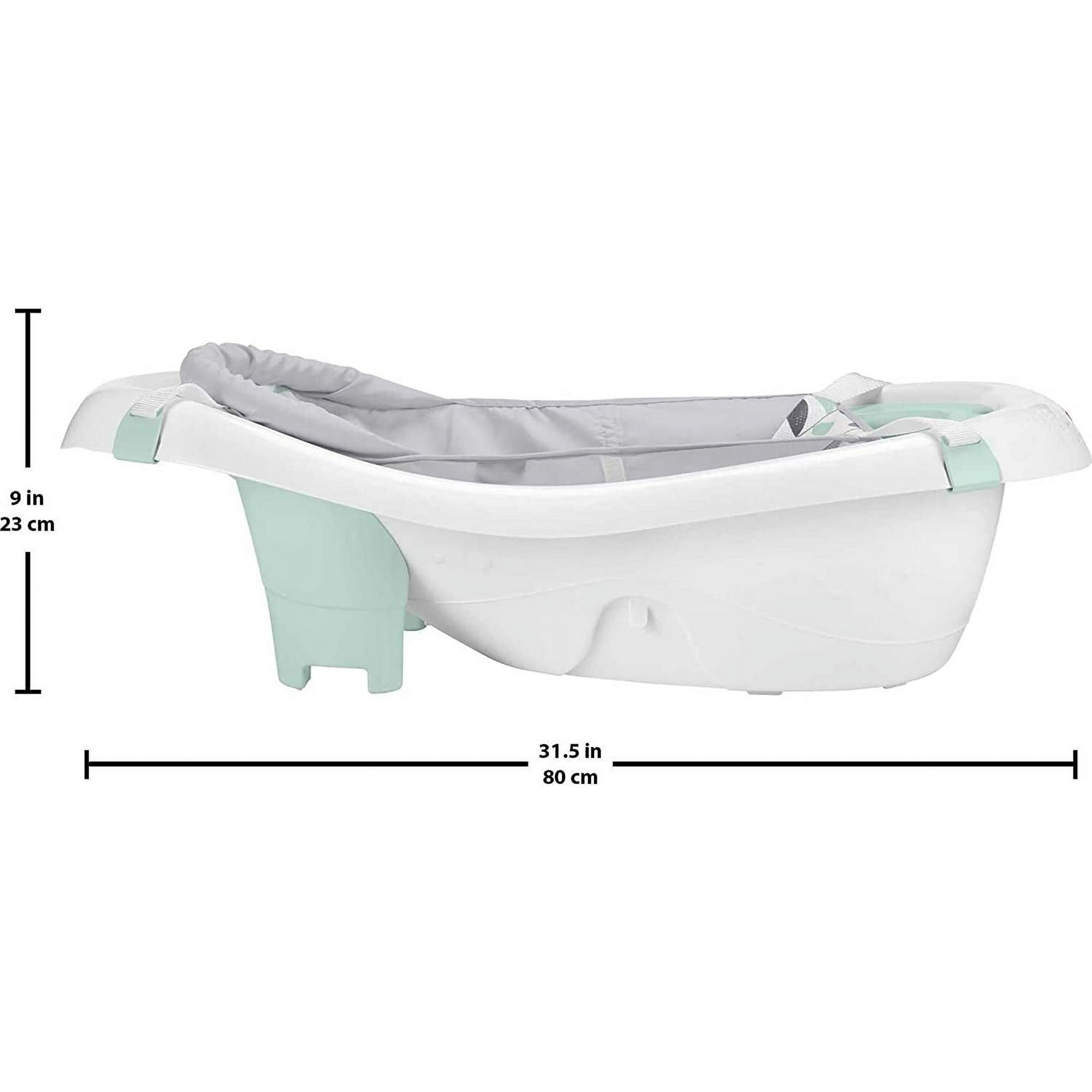 Fisher-Price GPW85-9665 4-in-1 Sling 'n Seat Bath Tub Climbing Leaves (White)- New
