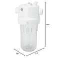 thumbnail image 2 of GE Whole House Water Filtration System, Reduces Sediment, Rust & More, Install Kit & Accessories Included, Filter Not Included, Replace Filters (FXHT, 2 of 13