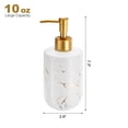 thumbnail image 2 of Dispensador de jabón Uxcell 1Pcs 10 Oz para manos y platos para cocina blanco mate, 2 of 6