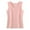 Pink, variant on Bovxnpu Women's Pajama Tops Sleep Shirt, Women's Thermal Shirt Fall Winter Cotton Trimmed Round Neck Warm Suspender Vest Sleeveless Base Layer for Underwear Sleepwear Loungewear