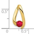 thumbnail image 4 of 14K Yellow Gold 4mm Ruby Pendant, 4 of 4