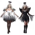 thumbnail image 1 of M Traje de ángel demonio para mujer/vestido de regalo, cosplay, 1 of 5