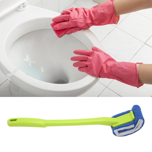 Cepillo para Inodoro, Sen Limpiador, Cepillo de Limpieza para Baño Con Cabezal Curvo que Garantiza una Limpieza Entera Con Agua.