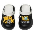 thumbnail image 4 of CAIXIA Boys Girls Cute Clogs Shoes Girls Summer Sandals Cute Cartoon EVA Baby Toe Slippers Lightweight Outdoor Children Footwear,Black, 4 of 4