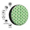 thumbnail image 3 of Bingfone Broccoli 1 Spare Tire Cover Weatherproof Universal Wheel Protectors for RV Camper Travel Trailer SUV Truck-14 inch, 3 of 8