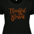 thumbnail image 4 of Inktastic Thankful and Blessed Women's Plus Size T-Shirt, 4 of 5