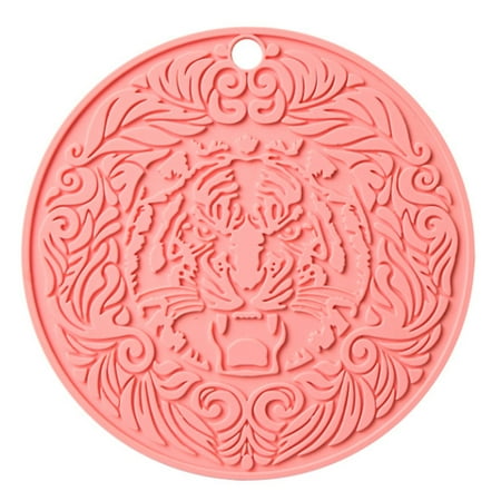 

for Creative Tiger Pattern Silicone Heat Insulation Pads for Kitchen Home Deskto