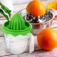 thumbnail image 3 of Manual Fruit Juicer - Plastic Material, Ergonomic Design & Easy Clean - Handheld Tool for Orange/DIY Juice, 3 of 5